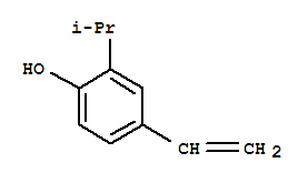 Phenol, 4-ethenyl-2-(1-methylethyl)-(9ci) Structure,46057-53-8Structure