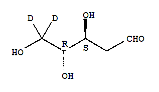 2-Deoxy-d-ribose-5,5’-d2 Structure,478511-68-1Structure