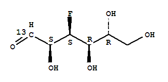 3-Deoxy-3-fluoro-d-glucose-1-13c Structure,478518-97-7Structure