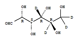 D-glucose-4,5,6,6’-d4 Structure,478529-49-6Structure