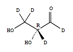 2,3-Dihydroxy-(2r)-propanal-1,2,3,3-d4 Structure,478529-60-1Structure