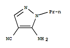 1H-pyrazole-4-carbonitrile,5-amino-1-propyl-(9ci) Structure,4788-14-1Structure