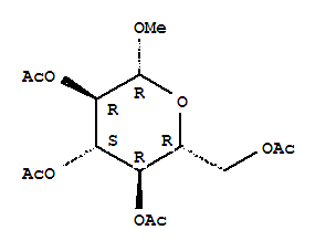 Methyl 2,3,4,6-tetra-o-acetyl-β-d-glucopyranoside Structure,4860-85-9Structure