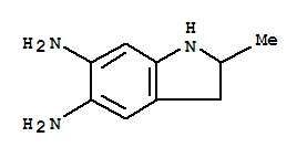 1H-indole-5,6-diamine, 2,3-dihydro-2-methyl- Structure,49572-41-0Structure