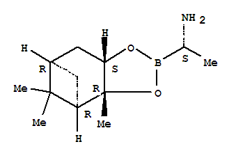 (As,3ar,4r,6r,7as)-hexahydro-a,3a,5,5-tetramethyl-4,6-methano-1,3,2-benzodioxaborole-2-methanamine Structure,497165-13-6Structure