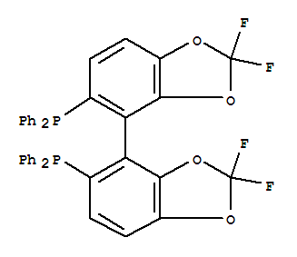 Phosphine,1,1-[(4s)-2,2,2,2-tetrafluoro[4,4-bi-1,3-benzodioxole]-5,5-diyl]bis[1,1-diphenyl- Structure,503538-70-3Structure