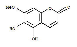 2H-1-benzopyran-2-one,5,6-dihydroxy-7-methoxy-(9ci) Structure,50656-75-2Structure