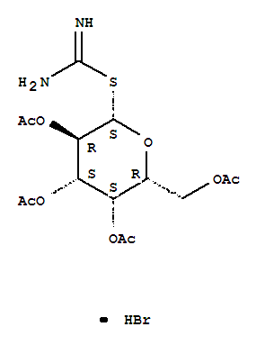 2-(2,3,4,6-Tetra-o-acetyl-beta-d-galactopyranosyl)thiopseudourea hydrobromide Structure,51224-13-6Structure