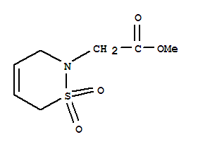 2H-1,2-thiazine-2-acetic acid,3,6-dihydro-,methyl ester,1,1-dioxide Structure,515130-17-3Structure