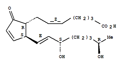 (5Z,13e,15s,19r)-15,19-dihydroxy-9-oxo-prosta-5,10,13-trien-1-oic acid Structure,52087-58-8Structure