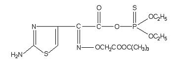 O,O-Diethylthiop hosphoryl (Z)-2-(2-Aminothiazol-4-Yl)-2-(T-Butoxycarbonylmethoxyimino)Acetate Structure,524925-11-9Structure