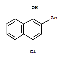 1-(4-Chloro-1-hydroxy-naphthalen-2-yl)-ethanone Structure,530740-47-7Structure