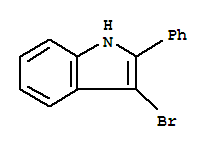 1H-indole, 3-bromo-2-phenyl- Structure,54006-72-3Structure