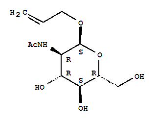 Allyl 2-acetamido-2-deoxy-alpha-d-glucopyranoside Structure,54400-75-8Structure