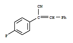 (2Z)-2-(4-fluorophenyl)-3-phenylacrylonitrile Structure,54648-47-4Structure