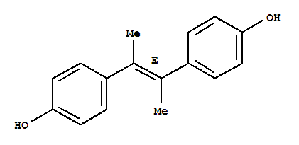 Phenol,4,4-[(1e)-1,2-dimethyl-1,2-ethenediyl]bis- Structure,552-80-7Structure