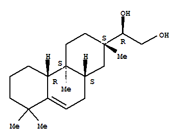 (R)-1-[(2s)-1,2,3,4,4a,4bα,5,6,7,8,10,10aα-dodecahydro-2,4aβ,8,8-tetramethylphenanthren-2-yl ]-1,2-ethanediol Structure,55476-74-9Structure