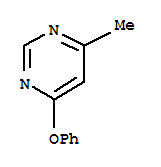 Pyrimidine, 4-methyl-6-phenoxy- Structure,55849-46-2Structure