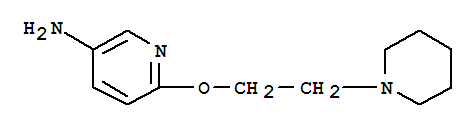 3-Pyridinamine, 6-[2-(1-piperidinyl)ethoxy]- Structure,561277-09-6Structure