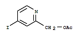 2-Pyridinemethanol, 4-iodo-, 2-acetate Structure,565237-07-2Structure