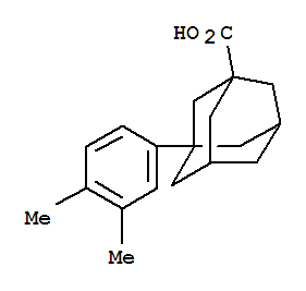 1-(3,4-Xylyl)-3-adamantanecarboxylicacid Structure,56531-57-8Structure