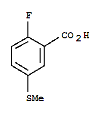 2-Fluoro-5-(methylthio)benzoic acid Structure,57318-98-6Structure