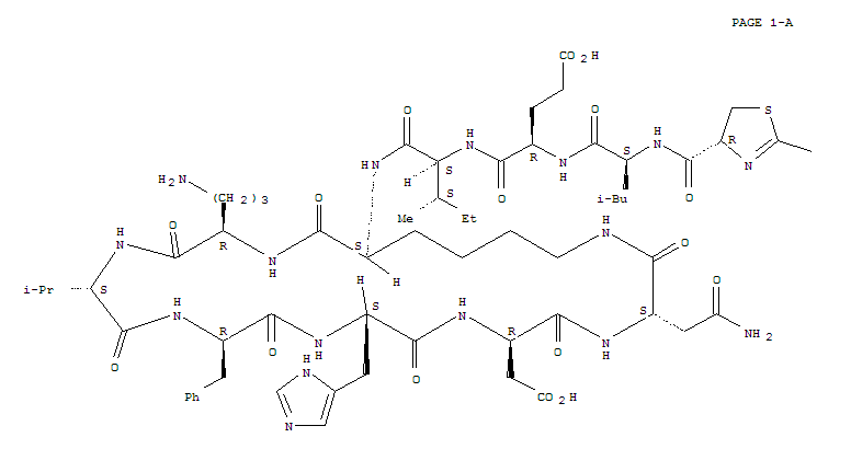 Bacitracin b1 Structure,57762-79-5Structure