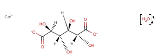 D-saccharic acid calcium salt tetrahydrate Structure,5793-89-5Structure