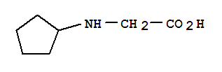 (Cyclopentylamino)acetic acid Structure,58988-41-3Structure