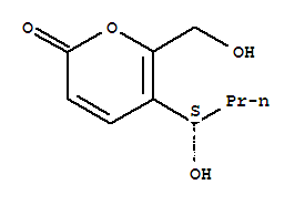 5-[(S)-1-hydroxybutyl ]-6-hydroxymethyl-2h-pyran-2-one Structure,60031-98-3Structure