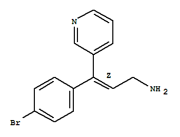 3-(4-Bromophenyl)-3-(3-pyridyl)allylamine Structure,60324-67-6Structure