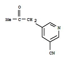 3-Pyridinecarbonitrile, 5-(2-oxopropyl)- Structure,605681-10-5Structure