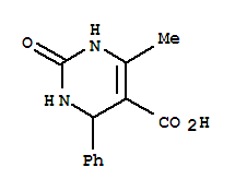 1,2,3,4-Tetrahydro-6-methyl-2-oxo-4-phenyl-5-pyrimidinecarboxylic acid Structure,60750-37-0Structure