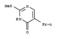 4(1H)-pyrimidinone,2-(methylthio)-5-propyl- Structure,60902-60-5Structure