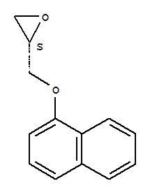 Oxirane,((1-naphthalenyloxy)methyl)-,(s)- Structure,61249-00-1Structure