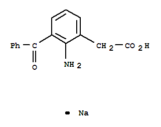 Sodium 2-(2-amino-3-benzoylphenyl)acetate Structure,61941-56-8Structure