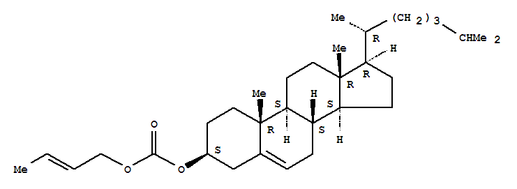 Cholesteryl crotylcarbonate Structure,62637-94-9Structure