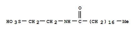 2[(1-Oxooctadecyl)amino]-ethanesulfonic acid Structure,63155-80-6Structure