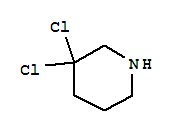 Piperidine, 3,3-dichloro-(9ci) Structure,637007-37-5Structure