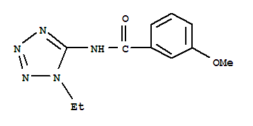 Benzamide, n-(1-ethyl-1h-tetrazol-5-yl)-3-methoxy-(9ci) Structure,638146-79-9Structure