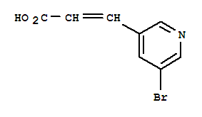 (E)-3-(5-bromopyridin-3-yl)acrylic acid Structure,638220-12-9Structure