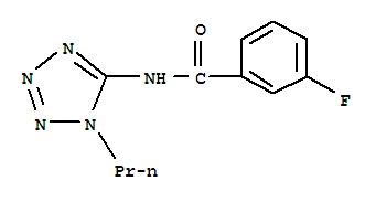 Benzamide, 3-fluoro-n-(1-propyl-1h-tetrazol-5-yl)-(9ci) Structure,639048-42-3Structure