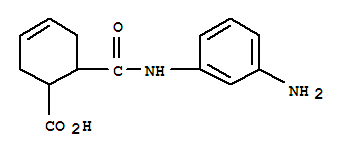 3-Cyclohexene-1-carboxylicacid,6-[[(3-aminophenyl)amino]carbonyl]-(9ci) Structure,639461-53-3Structure