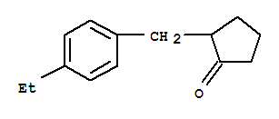 Cyclopentanone, 2-[(4-ethylphenyl)methyl]-(9ci) Structure,639857-67-3Structure