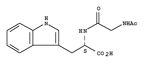 Ac-gly-trp-oh Structure,64013-28-1Structure