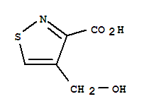 4-(Hydroxymethyl)-1,2-thiazole-3-carboxylic acid Structure,64024-49-3Structure