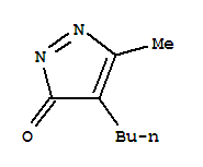 3H-pyrazol-3-one,4-butyl-5-methyl- Structure,64076-81-9Structure