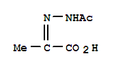 Propanoic acid,2-(2-acetylhydrazinylidene)- Structure,64096-81-7Structure