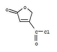 3-Furancarbonyl chloride, 2,5-dihydro-5-oxo-(9ci) Structure,64124-99-8Structure