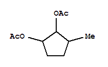 1,2-Cyclopentanediol ,3-methyl-,diacetate(6ci,9ci) Structure,64137-26-4Structure